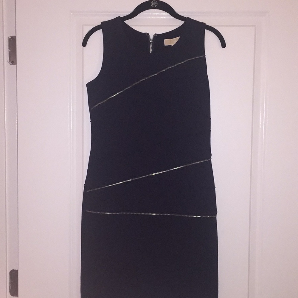 Michael Kors Sleeveless Navy Dress
